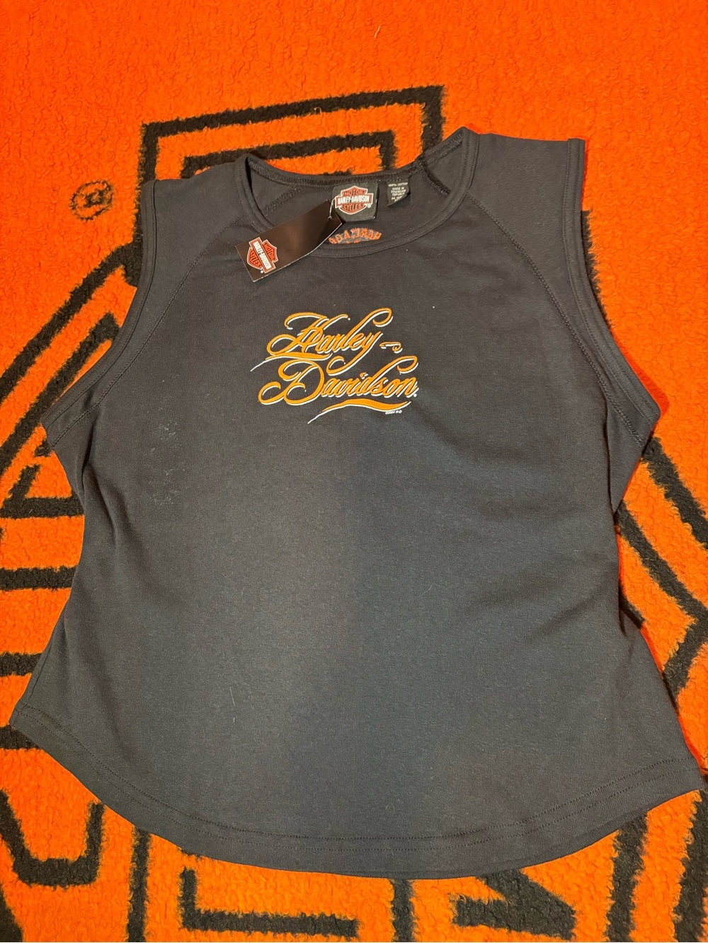 Vintage Harley-Davidson sleeveless tank top